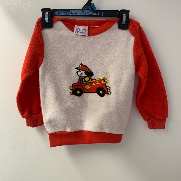 Small Steps Dog In Firetruck Fleece 24Month Set - Picture 2 of 8